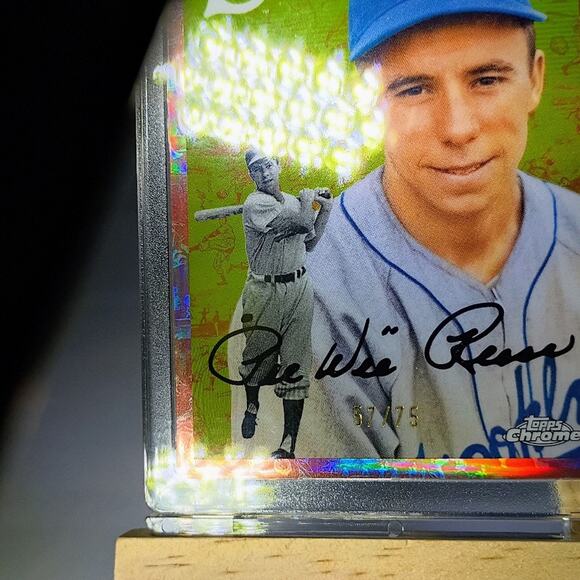 Freddy Tarnok RC #137 Rose Gold Rainbow Refractor 2023 Topps Chrome SP 57/75 - Picture 5 of 12